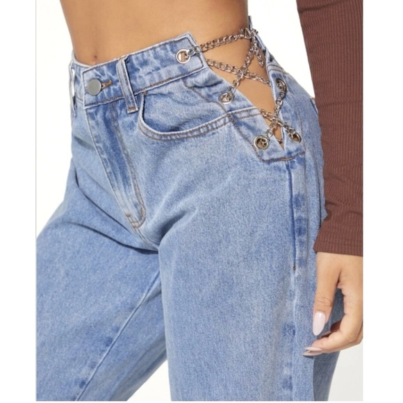 Simple Society Denim - Simple Society baggy high rise jeans